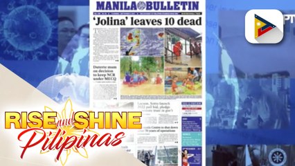 HEADLINES: MECQ, extended hanggang Setyembre 16