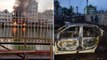 Tripura: BJP-CPM workers violent clashes, vehicles burnt