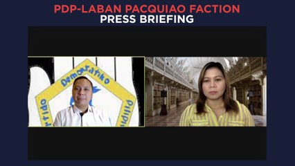 Video herunterladen: PDP-Laban Pacquiao faction press briefing