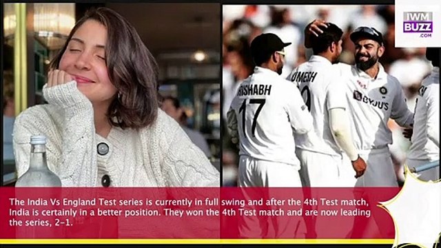 Anushka Sharma celebrates Virat Kohli and Indian team’s 4th Test win, fans in awe of her cuteness