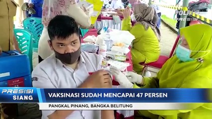 Kapolda Babel Pantau Vaksinasi Serentak di Pesantren & Rumah Ibadah di Pangkal Pinang