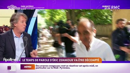 Nicolas Poincaré : Le temps de parole d'Eric Zemmour va être décompté - 09/09