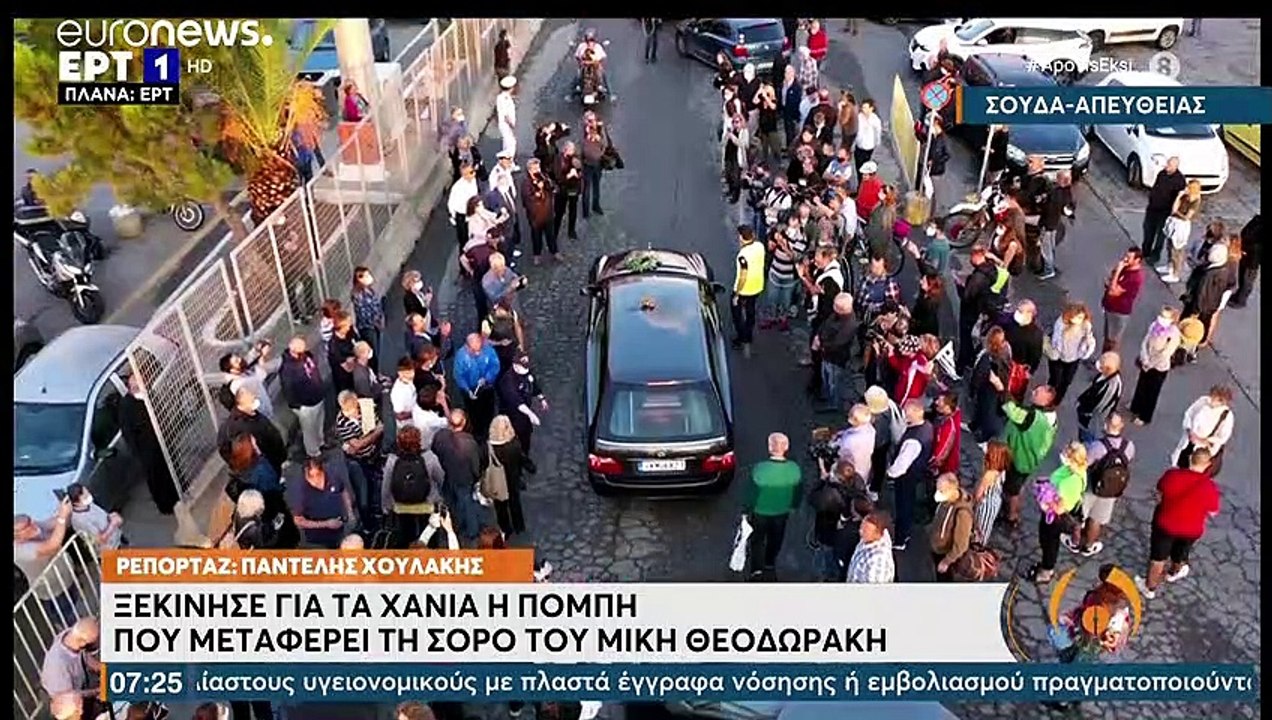 Το τελευταίο αντίο στον Μίκη Θεοδωράκη