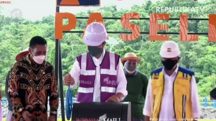 Presiden Resmikan Bendungan Paselloreng dan Bendung Gilireng
