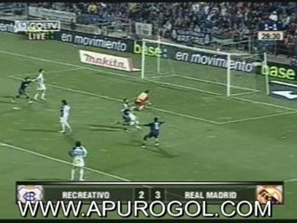 Recreativo Huelva 2 Real Madrid 3 - Liga Española