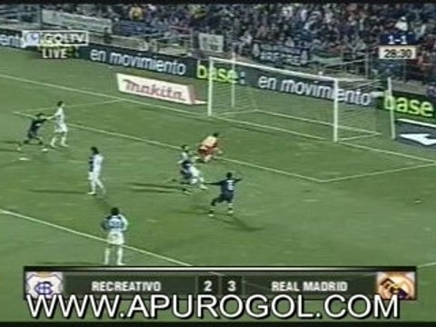 Recreativo Huelva 2 Real Madrid 3 - Liga Española
