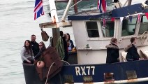 2018 Fishing protest in Hastings against a Brexit transition deal