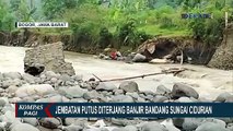 Detik-detik Jembatan di Kecamatan Cigudeg Putus Diterjang Banjir Sungai Cidurian