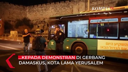 Bentrok Israel-Palestina Saat Pembubaran Aksi Warga