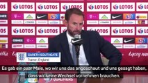Southgate: Wollten keine Spieler auswechseln