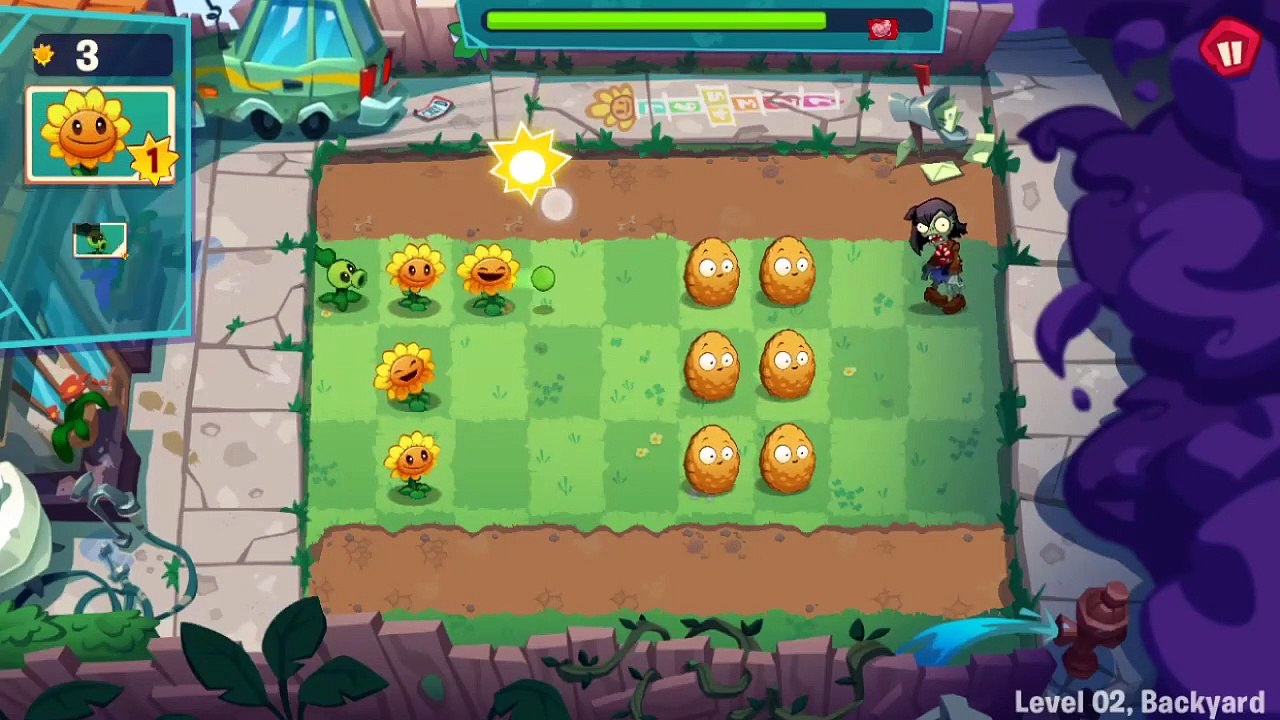 Plants vs. Zombies 3 (Beta) - Level 2, Backyard