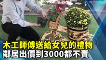 木工師傅送給女兒的禮物 鄰居出價到3000都不賣