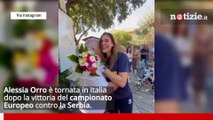 Alessia Orro torna a casa con la medaglia d’oro: il commovente abbraccio coi nonni