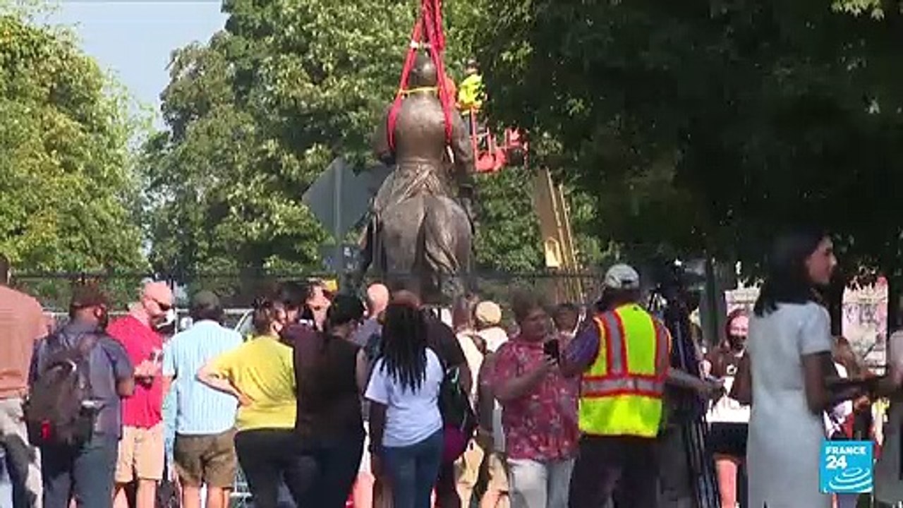 Statue déboulonnée aux États-Unis : le plus grand monument confédéré restant démonté