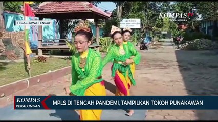 MPLS di SMP N 9 Kota Tegal Disambut Tokoh Punakawan