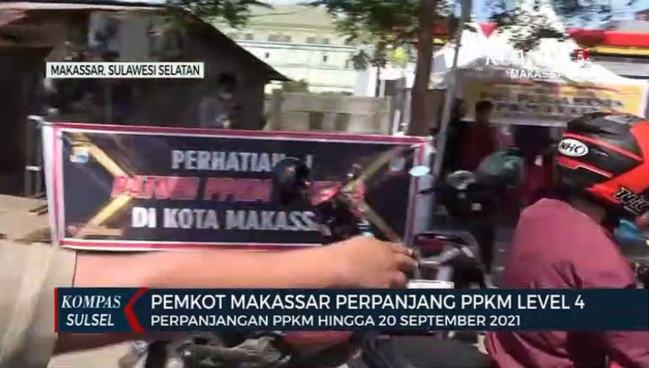 Pemkot Makassar Perpanjang Ppkm Level 4 Hingga 20 September 2021
