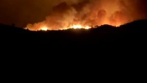 Más de 500 vecinos desalojados en Sierra Bermeja por un incendio