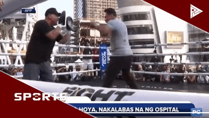 De La Hoya, nakalabas na ng ospital