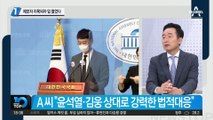 제보자 지목되자 입 열었다…“윤석열·김웅 상대 소송 준비”