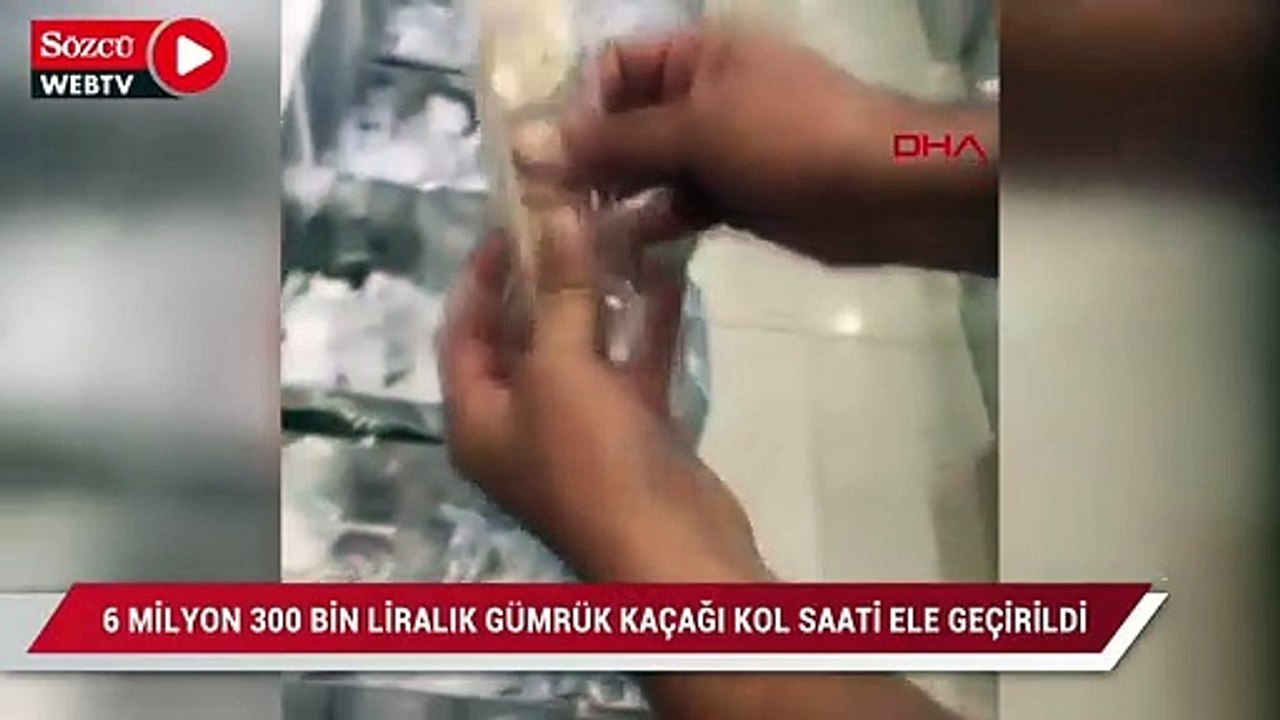 Bağcılar’da gümrük kaçağı kol saati operasyonu