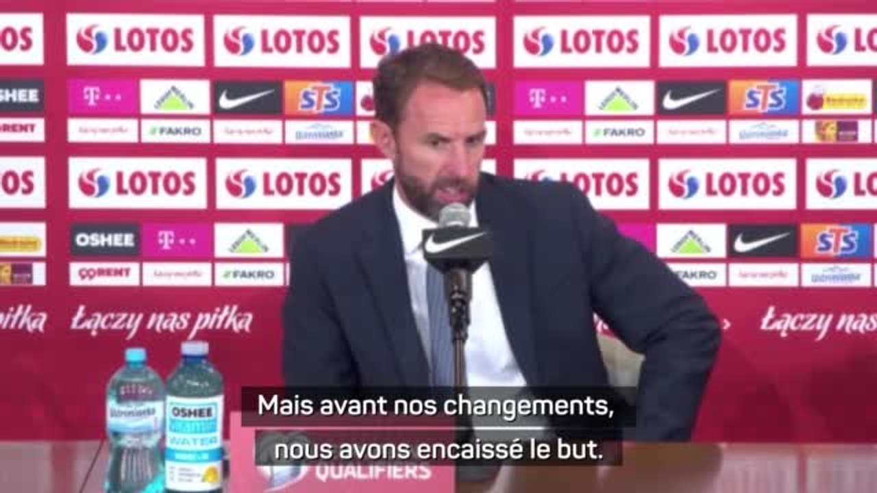 Angleterre - Southgate : "C'est une déception"