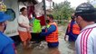 Satpolairud Polres Kotim evakuasi serta menyalurkan bantuan sosial kepada warga Desa Hanjalipan