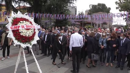 CHP'nin 98. kuruluş yıl dönümü dolayısıyla tören düzenlendi