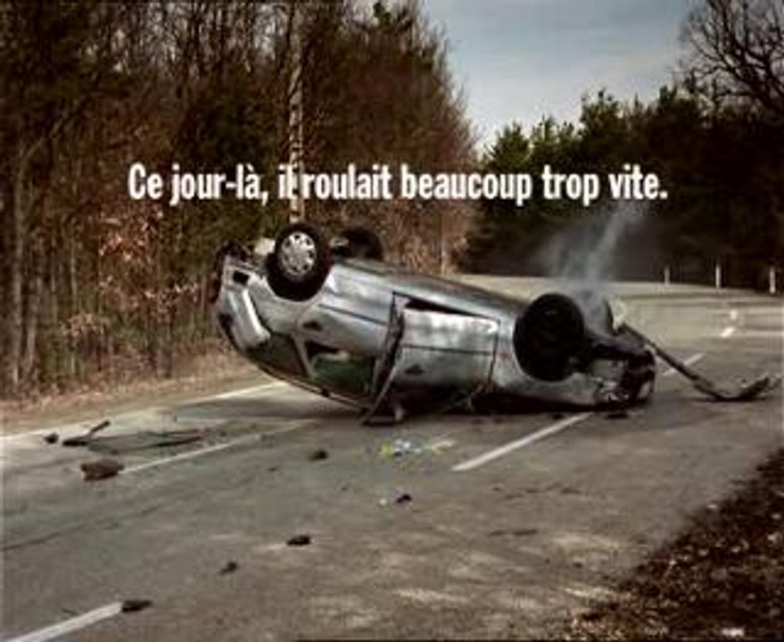 Sécurité routière - La pub choc...