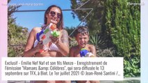 Emilie Nef Naf, Stéphanie Clerbois et Jesta Hillmann : leurs enfants s'éclatent à la piscine