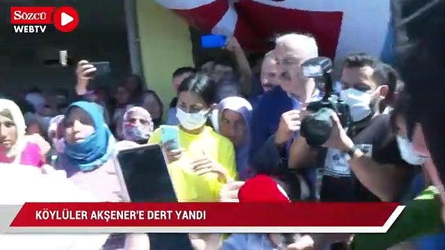 Köylüler Akşener'e böyle dert yandı: Köylüler coplandı, kadınlara biber gazı sıkıldı