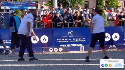 CHAMPIONNAT DE FRANCE DOUBLETTE MIXTE - MONTAUBAN 2021 - 1/4 - CD94 VS CD 82