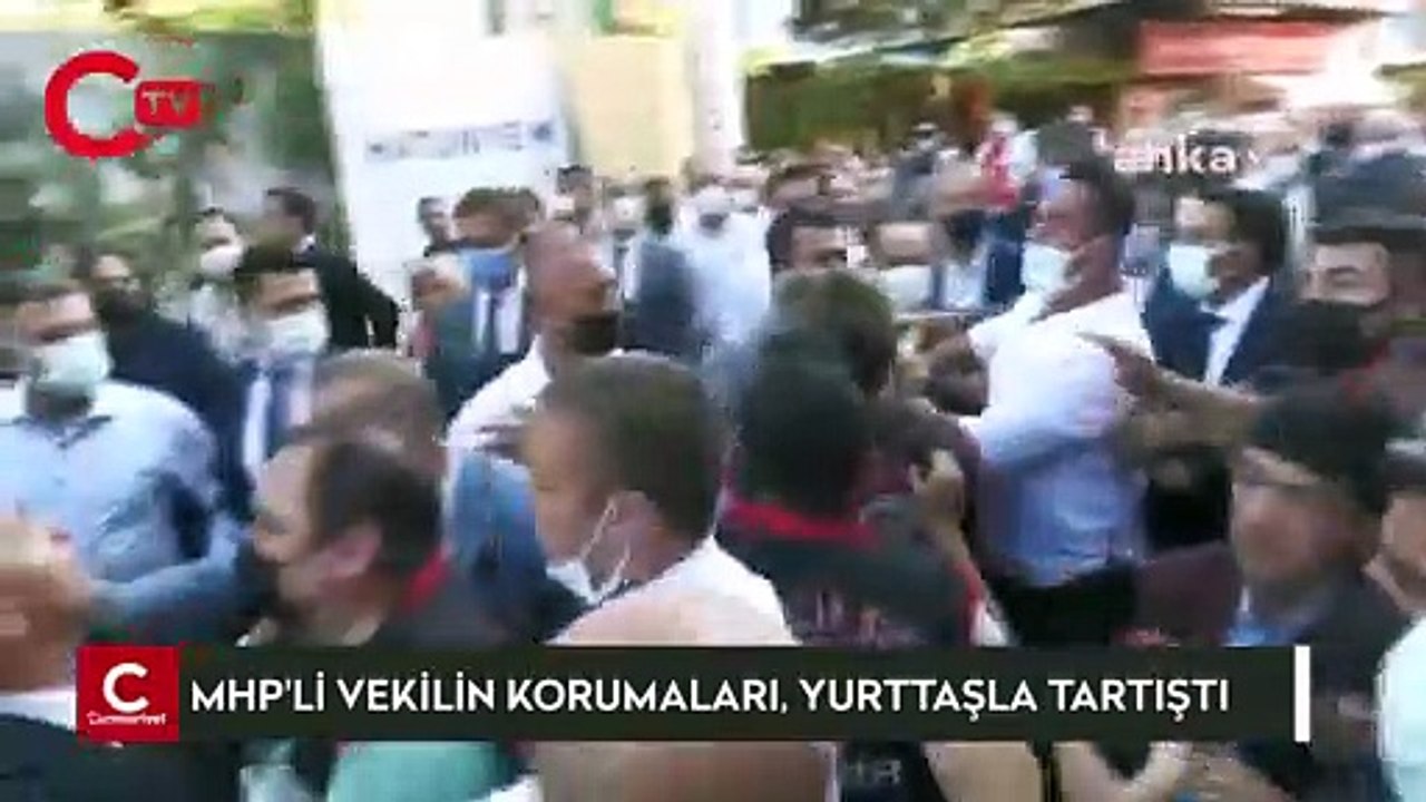 Zafer Yürüyüşü'nde gergin anlar! MHP'li vekil: Yürüyün lan yürüyün