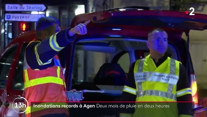 Intempéries : des records de pluies à Agen