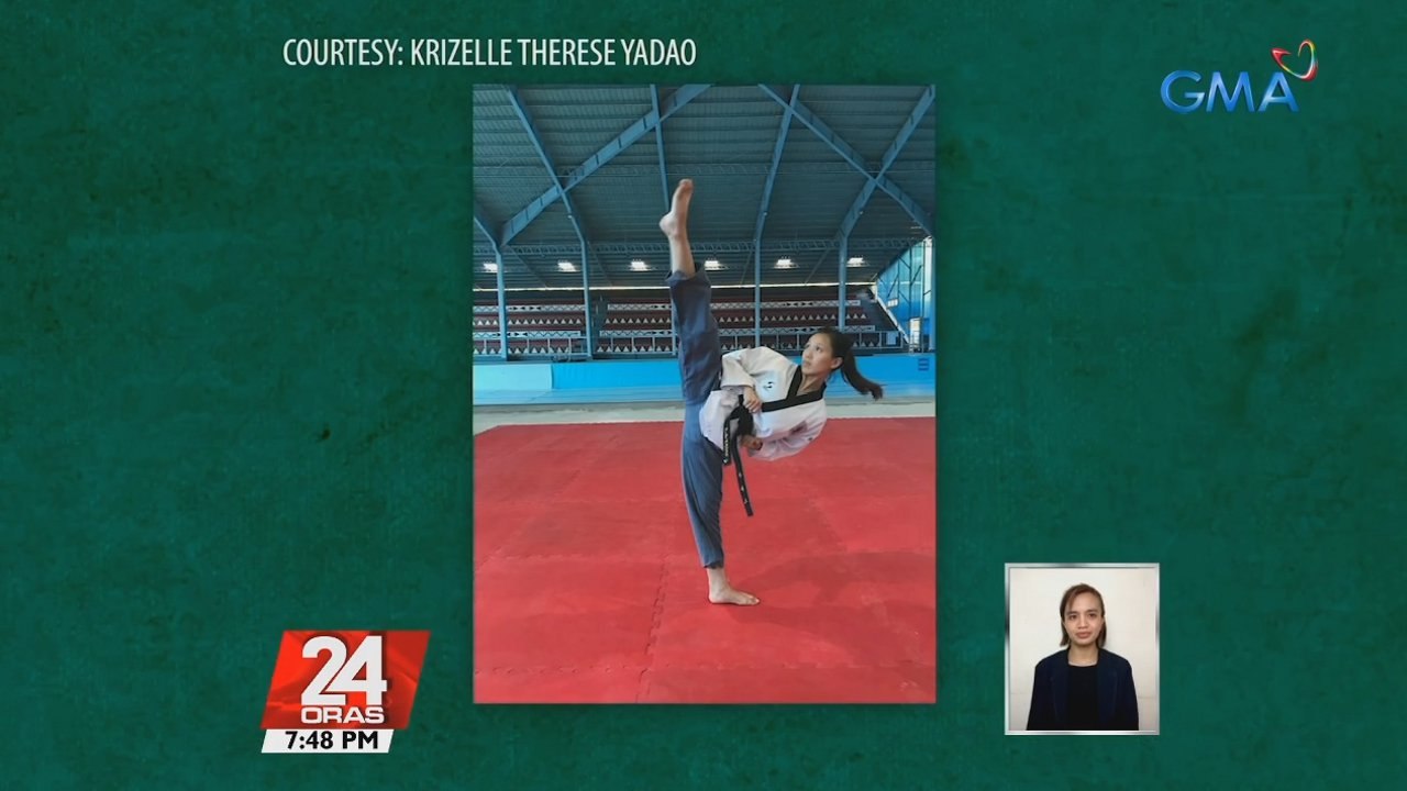 NCAA Season 96 double gold medalist na si Krizelle Therese Yadao ng College of Saint Benilde, ibinahagi ang iba pa niyang natutunan sa sport na Taekwondo | 24 Oras