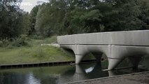 شاهد: افتتاح أطول جسر دراجات خرساني مطبوع بطريقة ثلاثية الأبعاد في هولندا