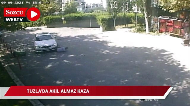 Tuzla'da akıl almaz kaza!