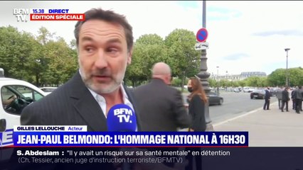 Gilles Lellouche: "Jean-Paul Belmondo, c'était un soleil"
