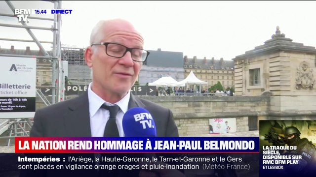 Thierry Frémaux à propos de l'hommage à Jean-Paul Belmondo: On a pleuré beaucoup depuis deux jours mais on est content d'être à nouveau avec lui