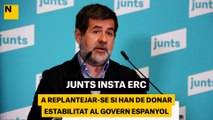 Junts insta ERC a replantejar-se si han de donar estabilitat al govern espanyol