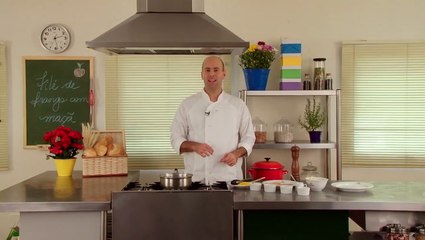 Filé de frango com maçã