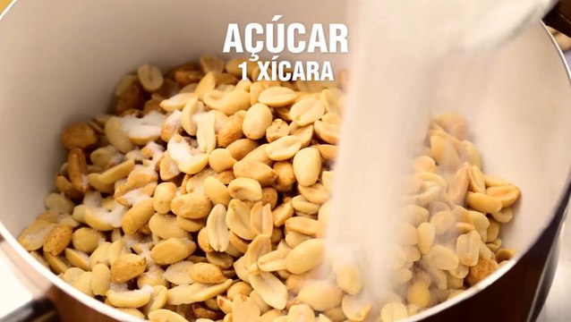 Pé de moleque com leite condensado — Receitas TudoGostoso