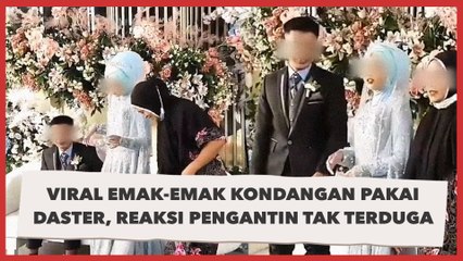 Viral Emak-emak Kondangan Pakai Daster, Reaksi Pengantin Tak Terduga