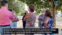 El precio de la luz y los cortes eléctricos ponen en riesgo la vida de un vecino de Sevilla que necesita oxígeno