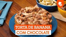 Torta de banana com chocolate — Receitas TudoGostoso