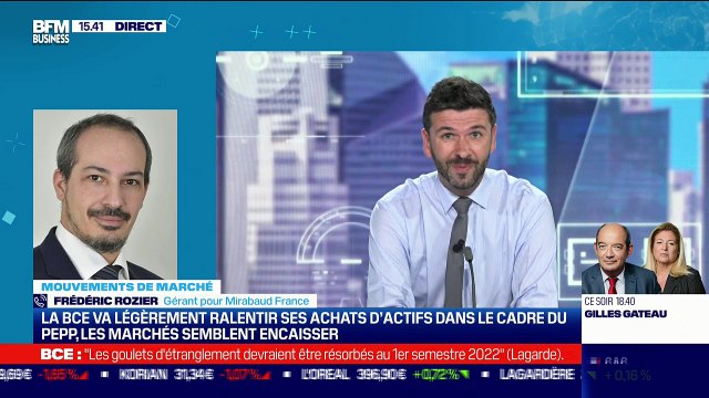 Frédéric Rozier (Mirabaud France) et Yannick Lopez (OFI AM) : La BCE va légèrement ralentir ses achats d'actifs dans le cadre du PEPP, les marchés semblent encaisser - 09/09