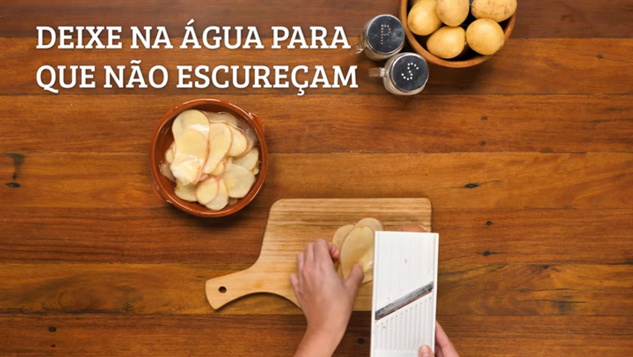 Flor de batata com bacon — Receitas TudoGostoso