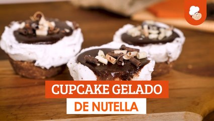 Cupcake gelado de Nutella — Receitas TudoGostoso