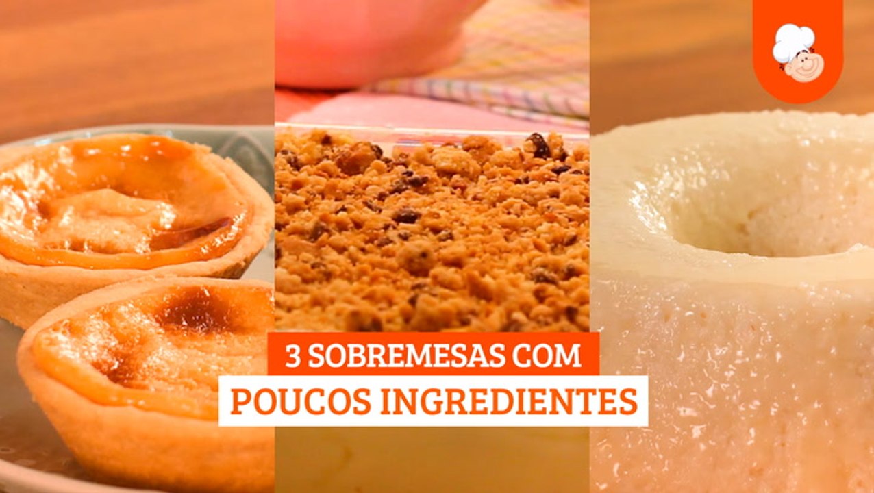 Sobremesas Com Poucos Ingredientes
