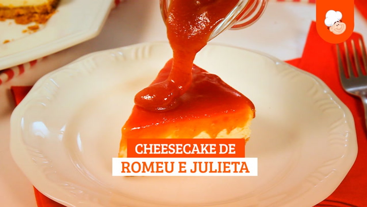 Cheesecake Romeu e Julieta
