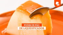 Pudim  de pão de liquidificador